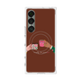 プレミアムスクエアケース with SnapMag［ Teatime - Brown ］