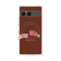 プレミアムスクエアケース with SnapMag［ Teatime - Brown ］