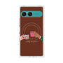 プレミアムスクエアケース with SnapMag［ Teatime - Brown ］