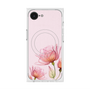 プレミアムスクエアケース with SnapMag［ Natural Flower - Pink ］