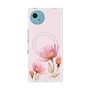 プレミアムスクエアケース with SnapMag［ Natural Flower - Pink ］