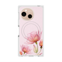 プレミアムスクエアケース with SnapMag［ Natural Flower - Pink ］