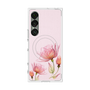 プレミアムスクエアケース with SnapMag［ Natural Flower - Pink ］