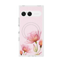 プレミアムスクエアケース with SnapMag［ Natural Flower - Pink ］
