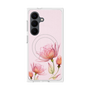 プレミアムスクエアケース with SnapMag［ Natural Flower - Pink ］