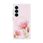 プレミアムスクエアケース with SnapMag［ Natural Flower - Pink ］