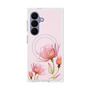 プレミアムスクエアケース with SnapMag［ Natural Flower - Pink ］