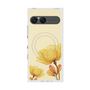 プレミアムスクエアケース with SnapMag［ Natural Flower - Yellow ］