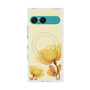 プレミアムスクエアケース with SnapMag［ Natural Flower - Yellow ］