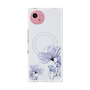 プレミアムスクエアケース with SnapMag［ Natural Flower - blue ］