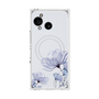 プレミアムスクエアケース with SnapMag［ Natural Flower - blue ］