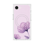 プレミアムスクエアケース with SnapMag［ Natural Flower - Purple ］