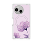 プレミアムスクエアケース with SnapMag［ Natural Flower - Purple ］