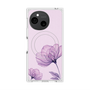 プレミアムスクエアケース with SnapMag［ Natural Flower - Purple ］