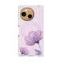 プレミアムスクエアケース with SnapMag［ Natural Flower - Purple ］
