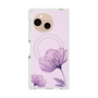 プレミアムスクエアケース with SnapMag［ Natural Flower - Purple ］