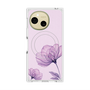 プレミアムスクエアケース with SnapMag［ Natural Flower - Purple ］