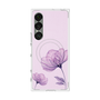 プレミアムスクエアケース with SnapMag［ Natural Flower - Purple ］