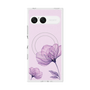 プレミアムスクエアケース with SnapMag［ Natural Flower - Purple ］
