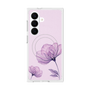 プレミアムスクエアケース with SnapMag［ Natural Flower - Purple ］