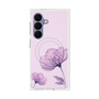 プレミアムスクエアケース with SnapMag［ Natural Flower - Purple ］
