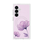プレミアムスクエアケース with SnapMag［ Natural Flower - Purple ］