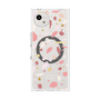 プレミアムスクエアケース with SnapMag［ Pink pieces ］