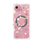 プレミアムスクエアケース with SnapMag［ Pink pieces ］