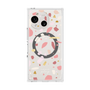 プレミアムスクエアケース with SnapMag［ Pink pieces ］