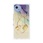 プレミアムスクエアケース with SnapMag［ Marble Nuance Painting Purple ］