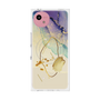 プレミアムスクエアケース with SnapMag［ Marble Nuance Painting Purple ］