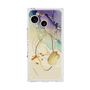 プレミアムスクエアケース with SnapMag［ Marble Nuance Painting Purple ］