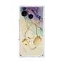 プレミアムスクエアケース with SnapMag［ Marble Nuance Painting Purple ］