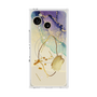 プレミアムスクエアケース with SnapMag［ Marble Nuance Painting Purple ］