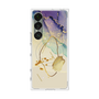 プレミアムスクエアケース with SnapMag［ Marble Nuance Painting Purple ］