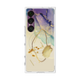 プレミアムスクエアケース with SnapMag［ Marble Nuance Painting Purple ］