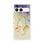 プレミアムスクエアケース with SnapMag［ Marble Nuance Painting Purple ］