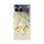プレミアムスクエアケース with SnapMag［ Marble Nuance Painting Purple ］