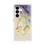 プレミアムスクエアケース with SnapMag［ Marble Nuance Painting Purple ］