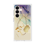 プレミアムスクエアケース with SnapMag［ Marble Nuance Painting Purple ］