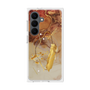 プレミアムスクエアケース with SnapMag［ Marble Nuance Painting Brown ］