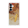 プレミアムスクエアケース with SnapMag［ Marble Nuance Painting Brown ］