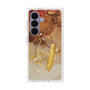 プレミアムスクエアケース with SnapMag［ Marble Nuance Painting Brown ］