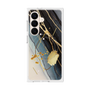 プレミアムスクエアケース with SnapMag［ Marble Nuance Painting Black ］