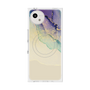 プレミアムスクエアケース with SnapMag［ Marble Purple ］