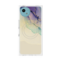 プレミアムスクエアケース with SnapMag［ Marble Purple ］