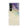 プレミアムスクエアケース with SnapMag［ Marble Purple ］