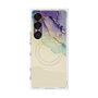 プレミアムスクエアケース with SnapMag［ Marble Purple ］