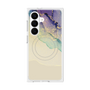 プレミアムスクエアケース with SnapMag［ Marble Purple ］