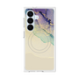 プレミアムスクエアケース with SnapMag［ Marble Purple ］